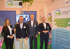 Nawel Amar, John Torenstra, Will van der Kraan and Bernard van Hest of HS Tuinbouw Service